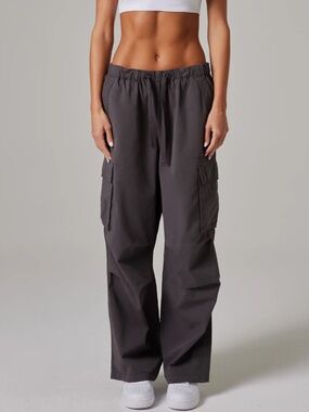 Talentless Womens Cargo Pants - Steel Grey